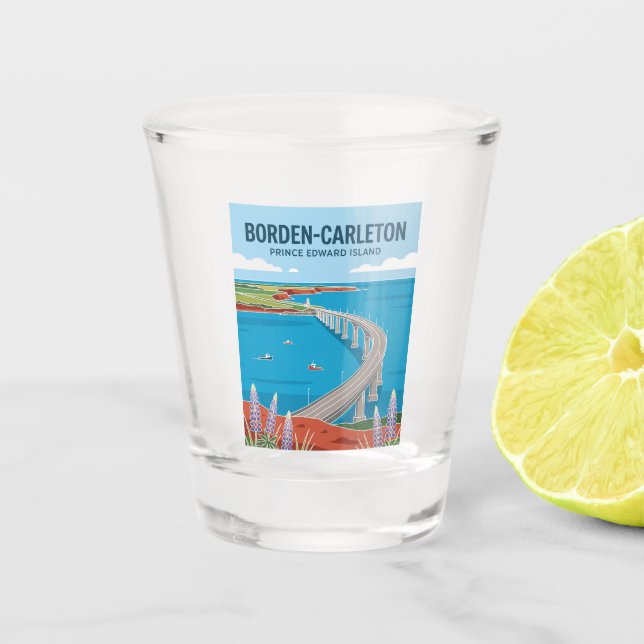 Vaso De Chupito Puente de la Confederación Canadá (Anverso)