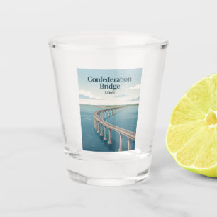 Vaso De Chupito Puente de la Confederación Canadá