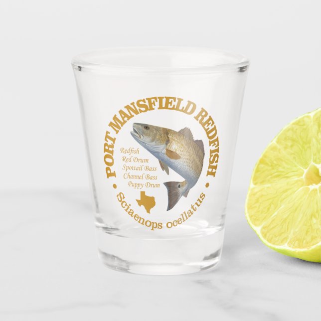 Vaso De Chupito Puerto Mansfield (robalo) (Anverso)