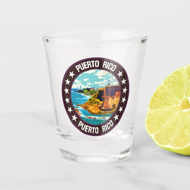 Vaso De Chupito Puerto Rico (Anverso)