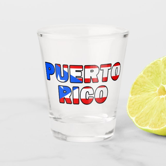 Vaso De Chupito Puerto Rico (Anverso)