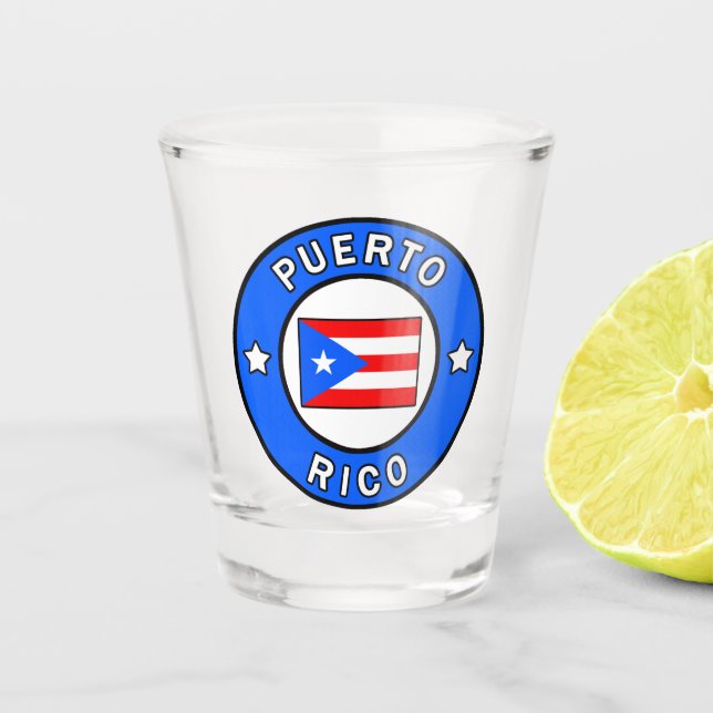 Vaso De Chupito Puerto Rico (Anverso)