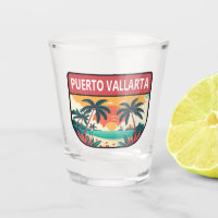 Puerto Vallarta México Retro Emblem
