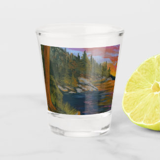 Vaso De Chupito Puesta de sol en Tubbs Hill