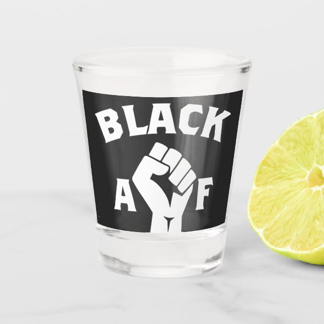 Vaso De Chupito Puño AF negro (Anverso)