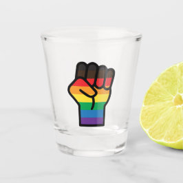 Vaso De Chupito Puño del Orgullo Gay