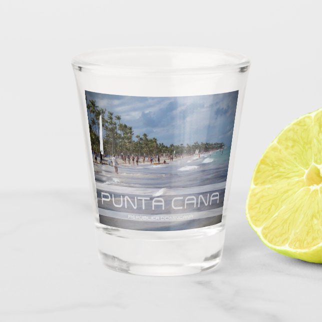 Vaso De Chupito Punta Cana - República Dominicana (Anverso)