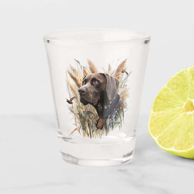 Vaso De Chupito Puntero de Shorthtransmitió alemán (Anverso)