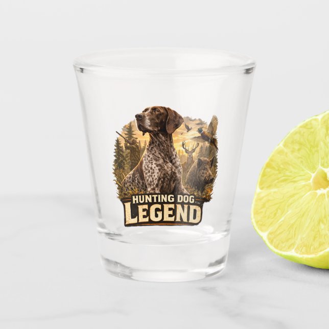 Vaso De Chupito Punteros alemanes de pelo corto (Anverso)