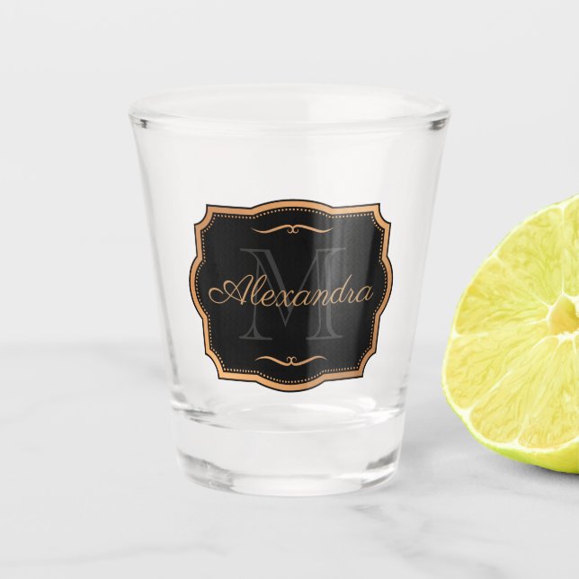 Vaso De Chupito Puntos de oro (Anverso)