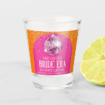Vaso De Chupito Purpurina de moda Disco Node Era Bachelorette<br><div class="desc">¡Celebren a la futura novia con esta moderna bola de disco purpurina "en mi era de novia" gafas de tiro de soltera! Personalizar con sus propios detalles.</div>