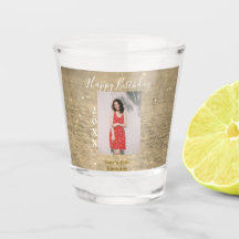 Purpurina de oro feliz año de la foto del 15 cumpl