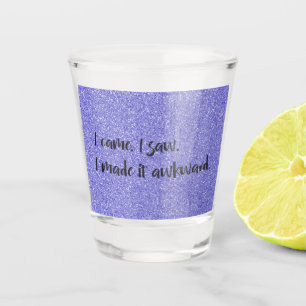 Vaso De Chupito Purpurina Púrpura Lo Hice Un Crimen De Incursión