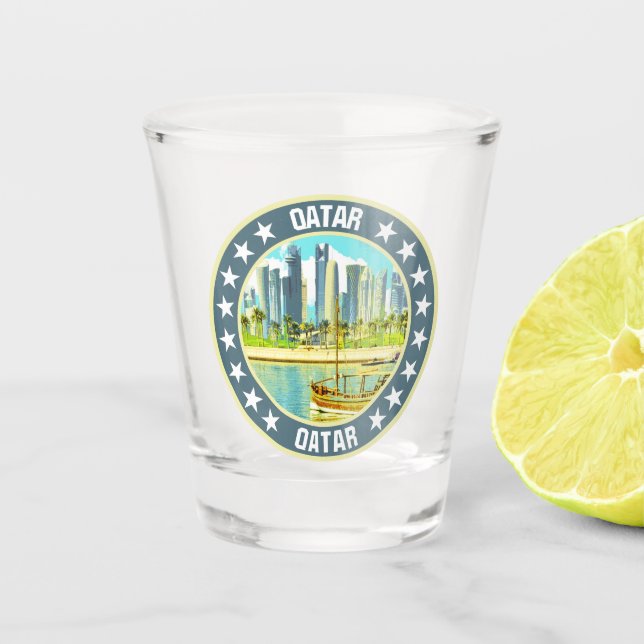 Vaso De Chupito Qatar (Anverso)