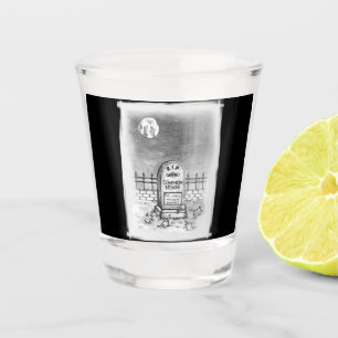 Vaso De Chupito QEPD Máscaras Estúpidas de Sentido Común y Vacuna