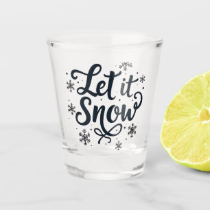 Vaso De Chupito Que nieve, Navidad en invierno