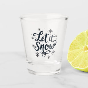 Vaso De Chupito Que nieve, Navidad en invierno