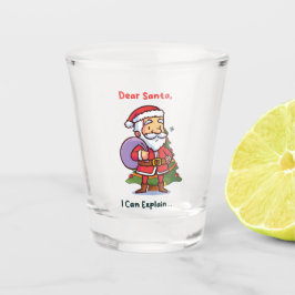 Vaso De Chupito Querido Santa, puedo explicarlo - Navidades divert