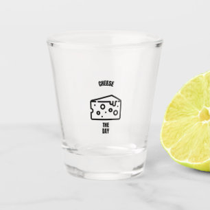 Vaso De Chupito Queso del día graciosos chistes de maíz de queso