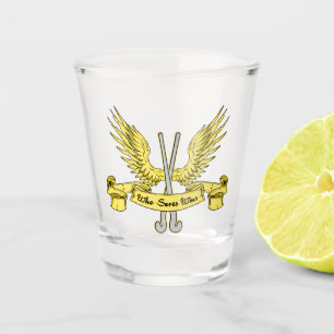 Vaso De Chupito Quien ahorra victorias, arquero de hockey sobre hi