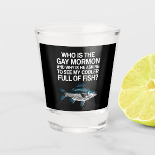 Vaso De Chupito Quién es el pez divertido del orgullo LGBTQ mormón