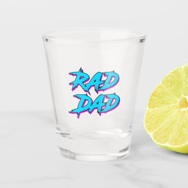 Vaso De Chupito Rad Dad Retro 80 (Anverso)