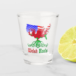 Vaso De Chupito Raíces galesas norteamericanas
