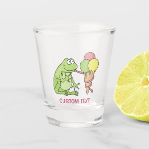 Vaso De Chupito Rana con icecream