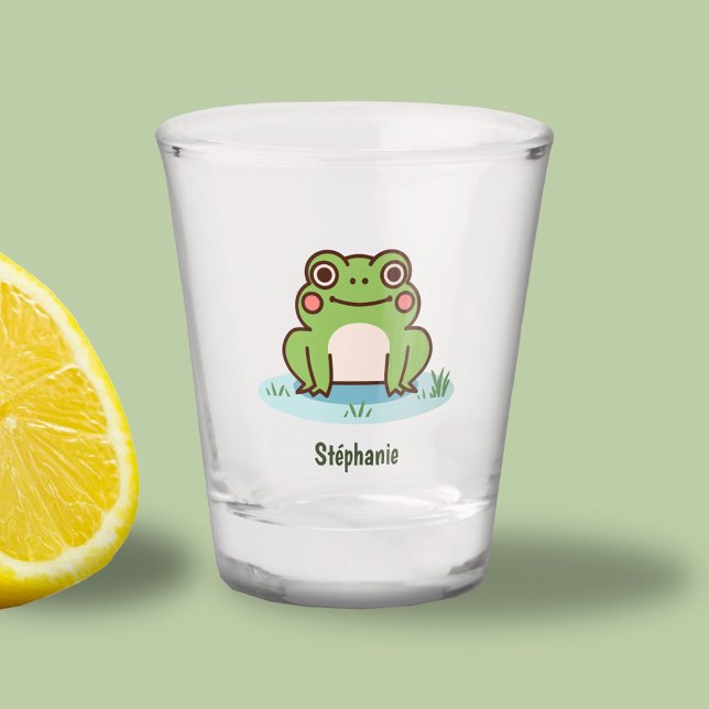 Vaso De Chupito Rana Cute (Cute Frog Shot Glass)