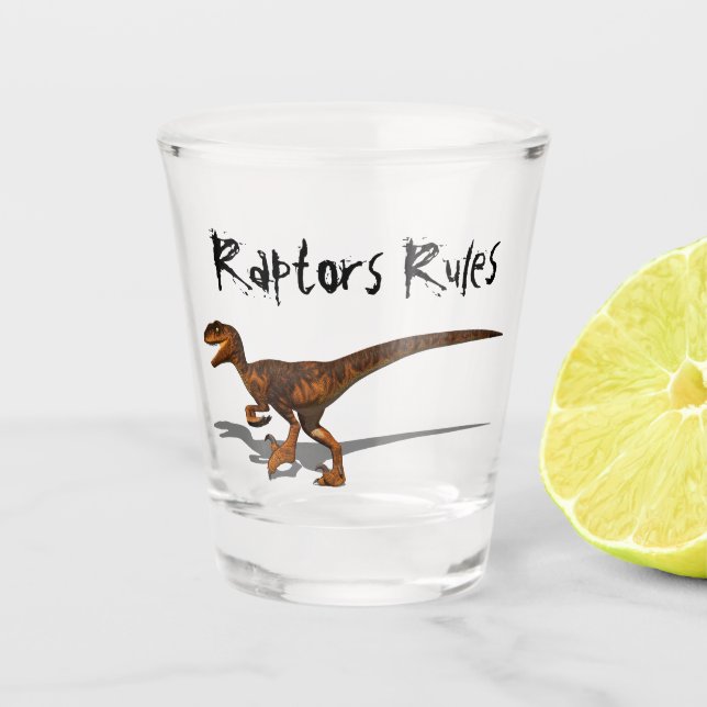 Vaso De Chupito Raptor 1 3D (Anverso)