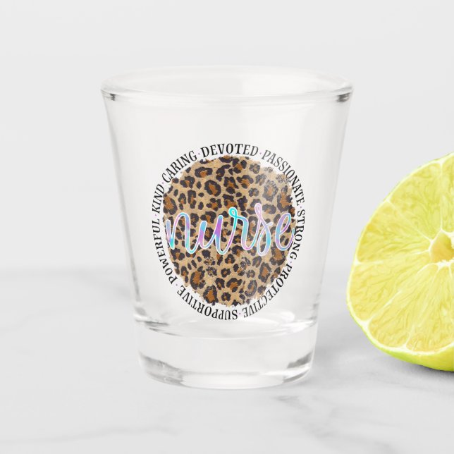 Vaso De Chupito Rasgos de personalidad de enfermería (Anverso)