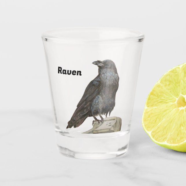 Vaso De Chupito Raven (Anverso)