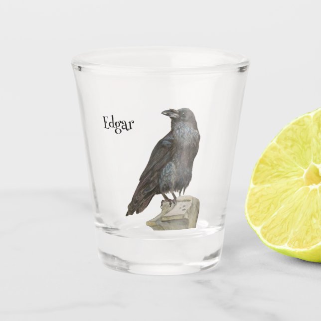 Vaso De Chupito Raven (Anverso)