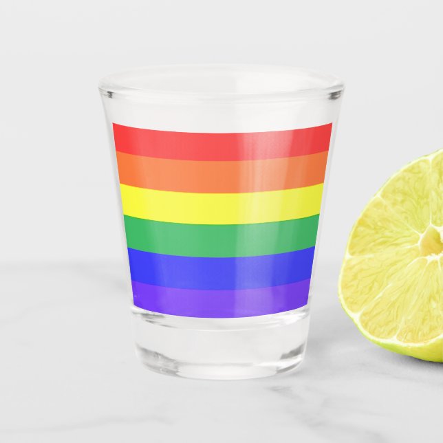 Vaso De Chupito Rayo arcoiris (Anverso)