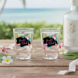 Vaso De Chupito Rebaño Nupcial de Solteras Flamingo ID930
