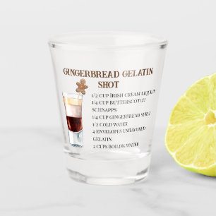 Vaso De Chupito Receta de Bebida Navideña Fiesta de Navidad Pan de