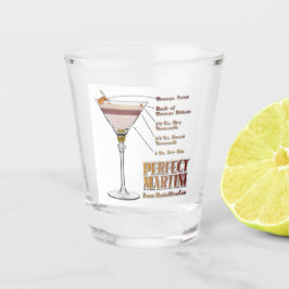 Vaso De Chupito Receta de cóctel Martini perfecto Arte