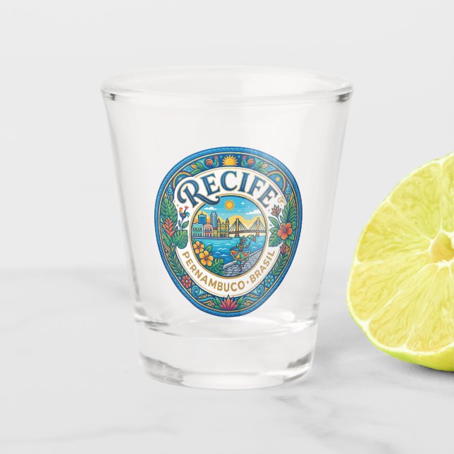 Vaso De Chupito Recife Brasil (Anverso)