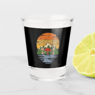 Vaso De Chupito Recolecta de champiñones retro