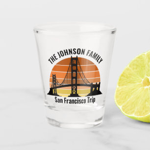 Vaso De Chupito Recorrido de Personalizado del Puente de San Franc