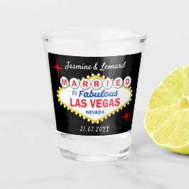 Vaso De Chupito Recuerdo de boda de Las Vegas