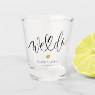 Vaso De Chupito Recuerdo de boda personalizado We Do