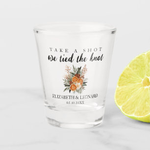 Vaso De Chupito Recuerdo de boda toma un trago nos casamos
