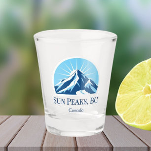 Vaso De Chupito Recuerdo de esquí de Sun Peaks Columbia Británica