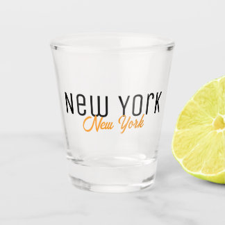 Vaso De Chupito Recuerdo de la ciudad de Nueva York, Nueva York
