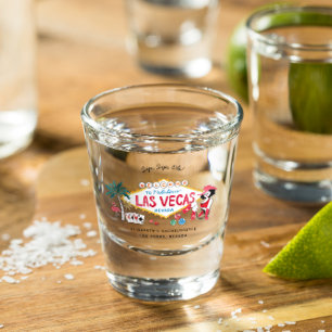 Vaso De Chupito Recuerdo de la Fiesta de Fin de Semana de Soltera