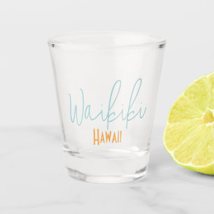 Vaso De Chupito Recuerdo de viaje a Waikiki, Hawái