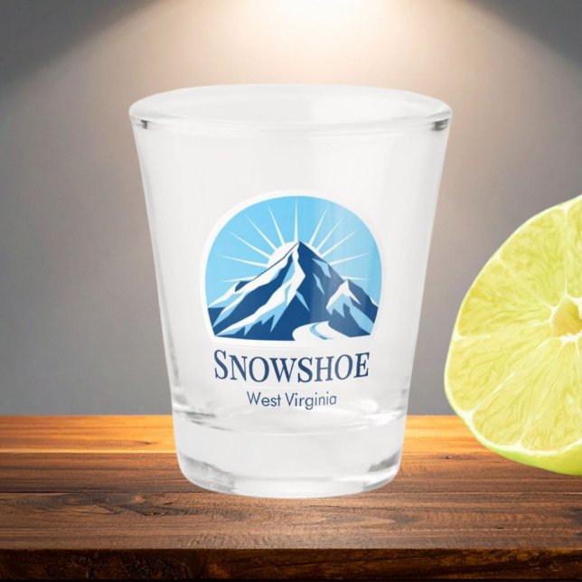 Vaso De Chupito Recuerdo del resort de esquí Snowshoe West Virgini (Subido por el creador)