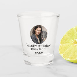 Vaso De Chupito Recuerdo eterno dejado con fotos personalizadas