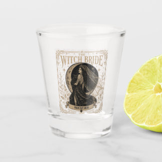 Vaso De Chupito Recuerdo personalizado de la novia bruja gótica pa